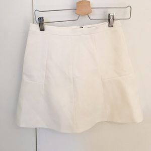 Jcrew white skirt